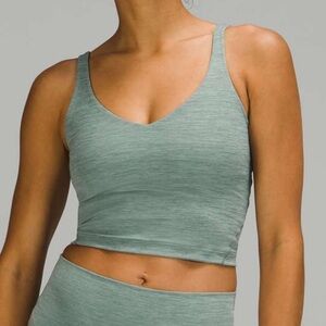 Lululemon Align Tank 4 heathered tidewater teal green